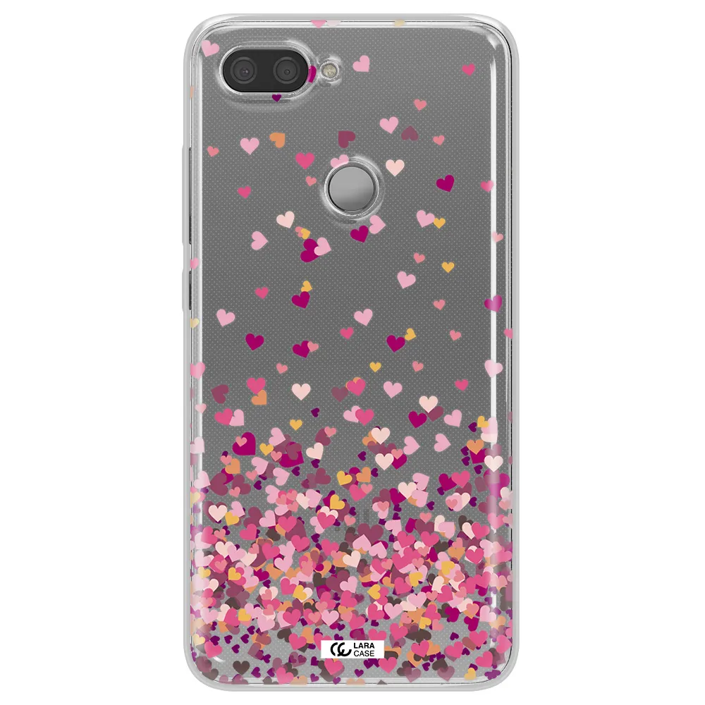 Flying Hearts Xiaomi Mi 8 Lite Clear TPU Case