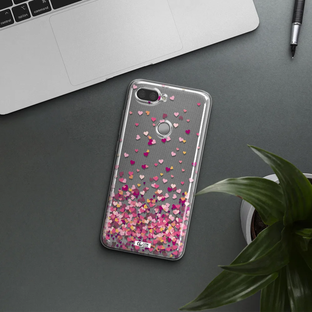 Flying Hearts Xiaomi Mi 8 Lite Clear TPU Case