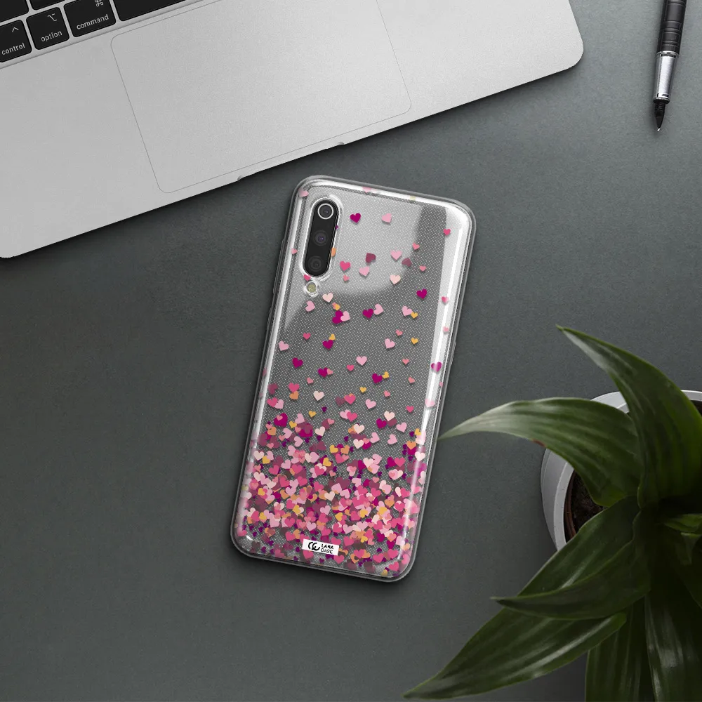Flying Hearts Xiaomi Mi 9 Clear TPU Case