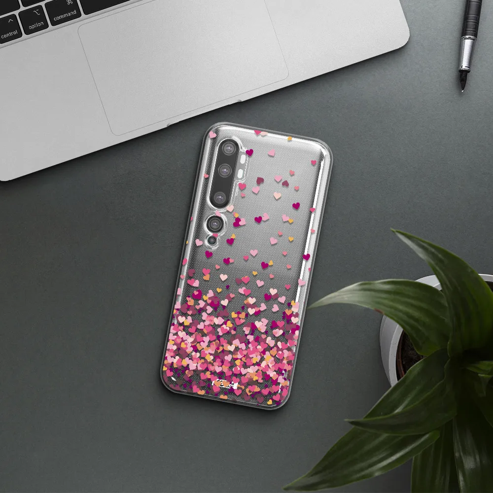 Flying Hearts Xiaomi Mi Note 10 Clear TPU Case