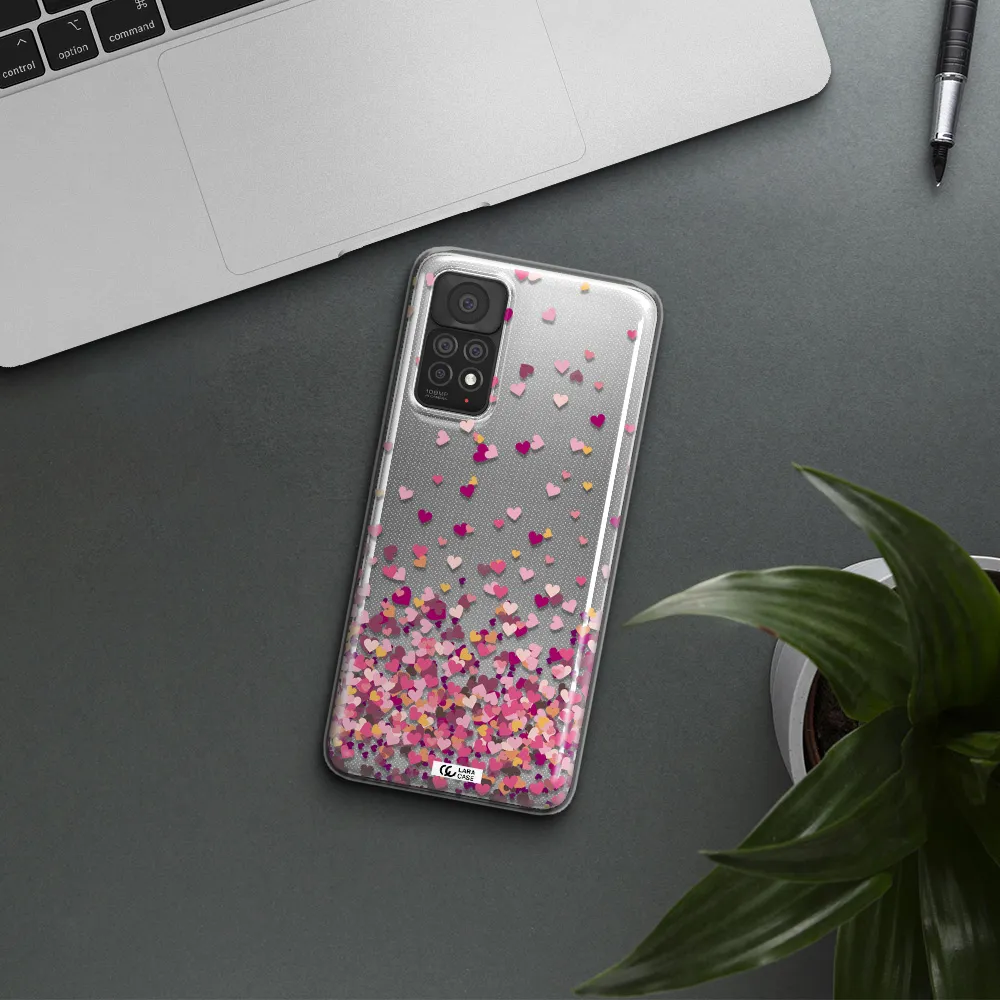 Flying Hearts Xiaomi Note 11 Pro Clear TPU Case