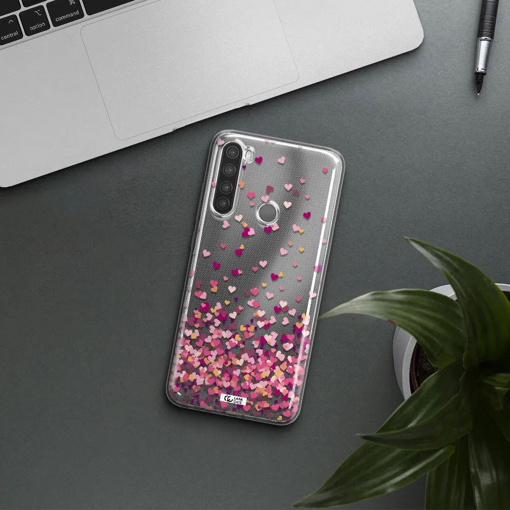 Flying Hearts Xiaomi Note 8 Clear TPU Case
