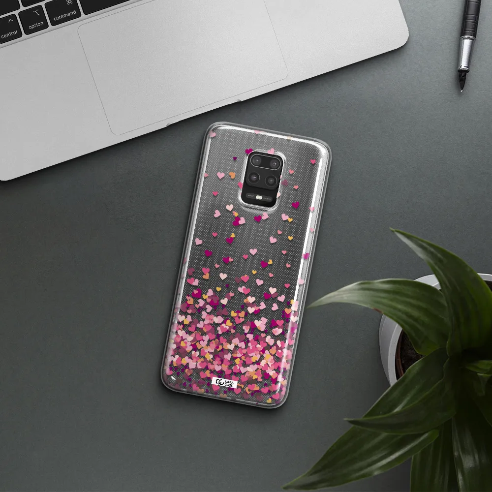 Flying Hearts Xiaomi Note 9S Clear TPU Case