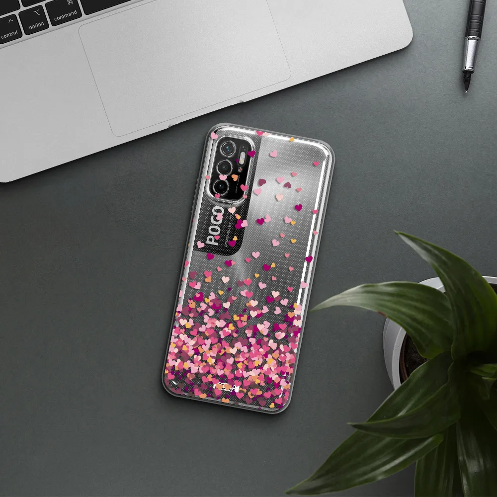 Flying Hearts Xiaomi Poco M3 Pro Clear Tpu Case