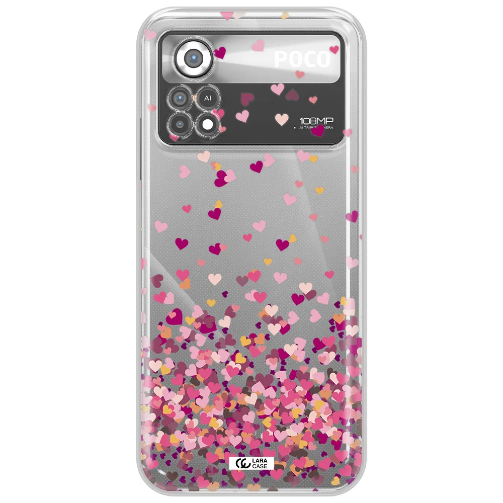 Flying Hearts Xiaomi Poco X4 Pro Clear TPU Case