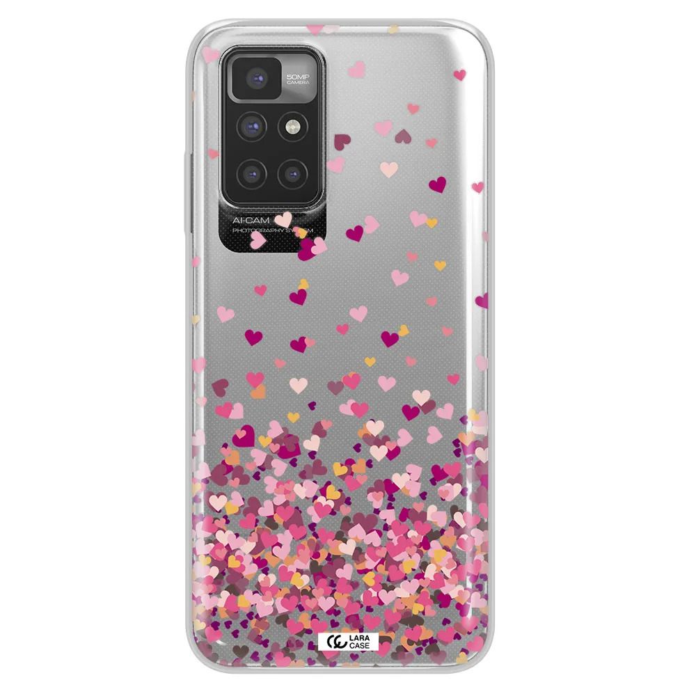 Flying Hearts Xiaomi Redmi 10 Clear TPU Case