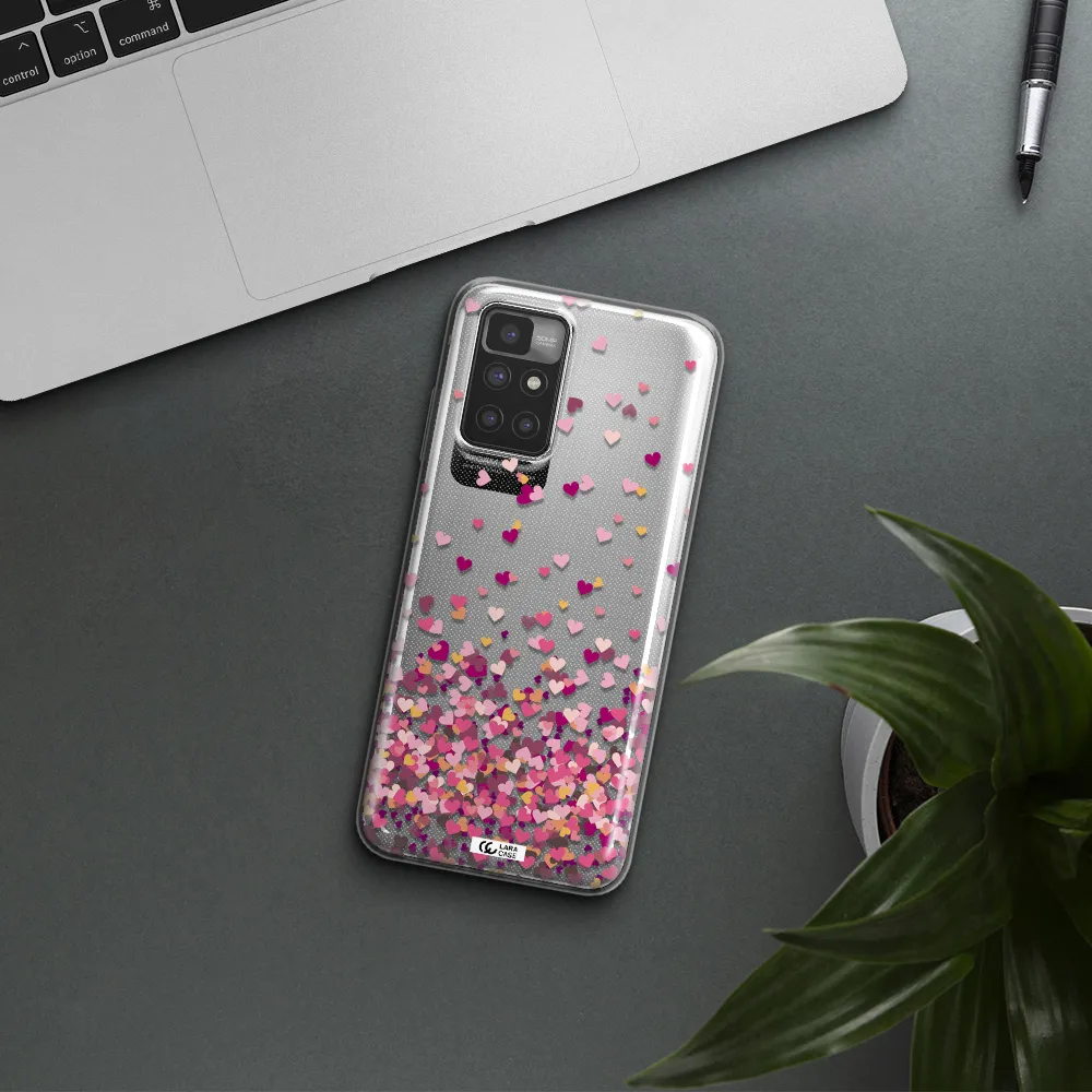Flying Hearts Xiaomi Redmi 10 Clear TPU Case