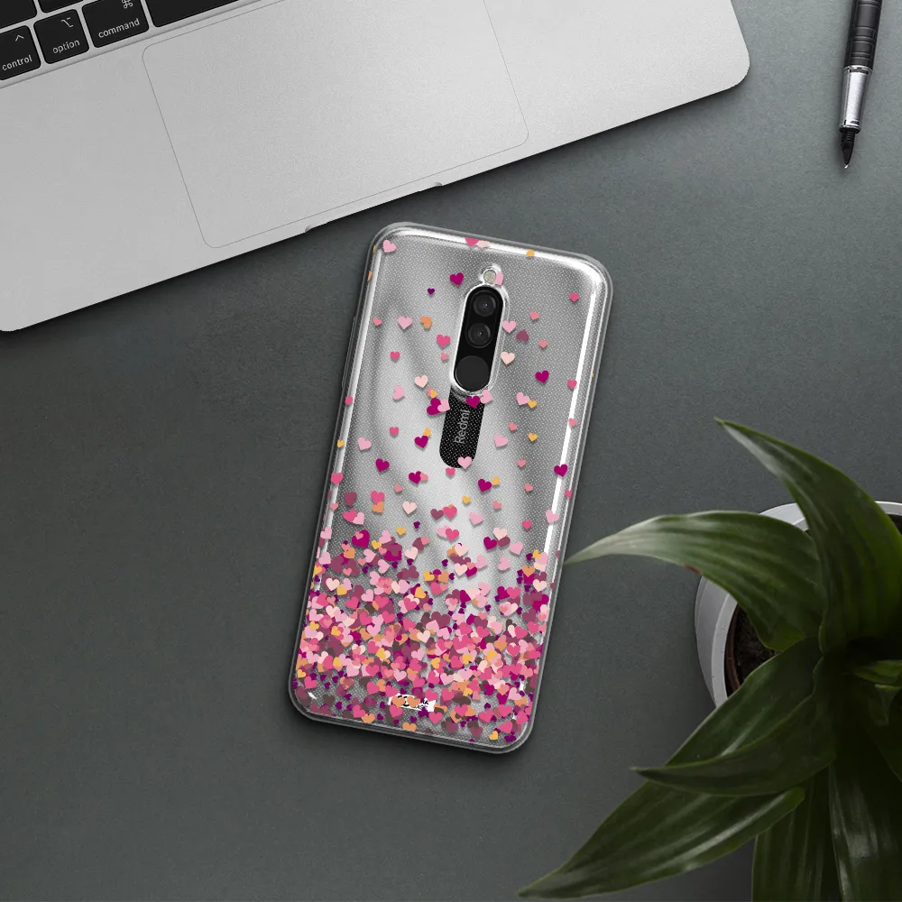 Flying Hearts Xiaomi Redmi 8 Clear Tpu Case