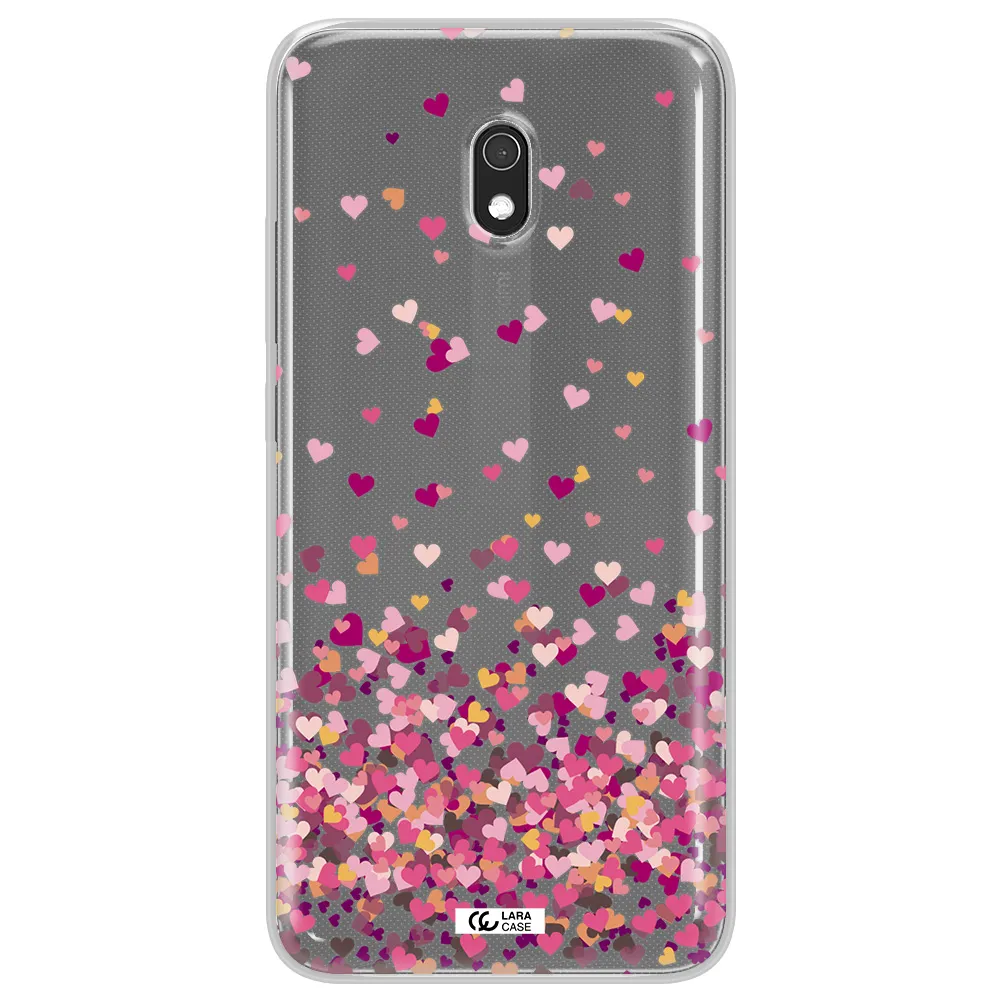 Flying Hearts Xiaomi Redmi 8A Clear TPU Case