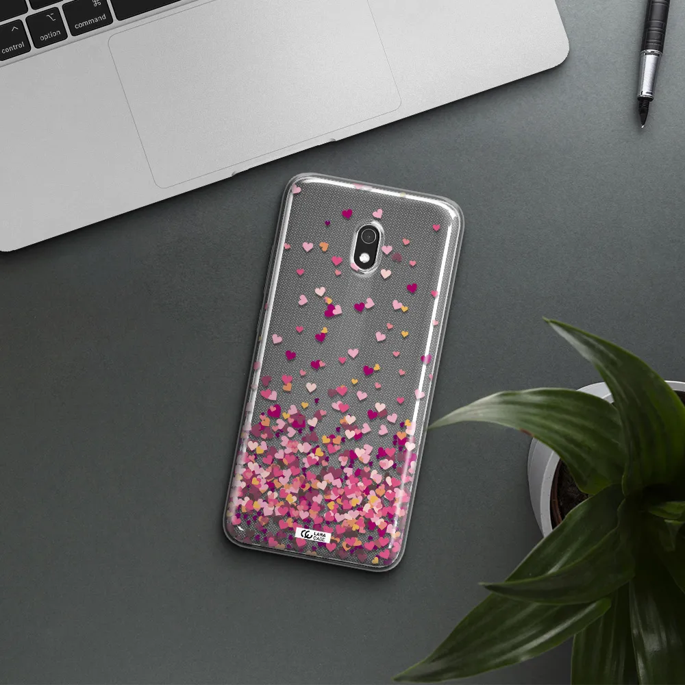 Flying Hearts Xiaomi Redmi 8A Clear TPU Case