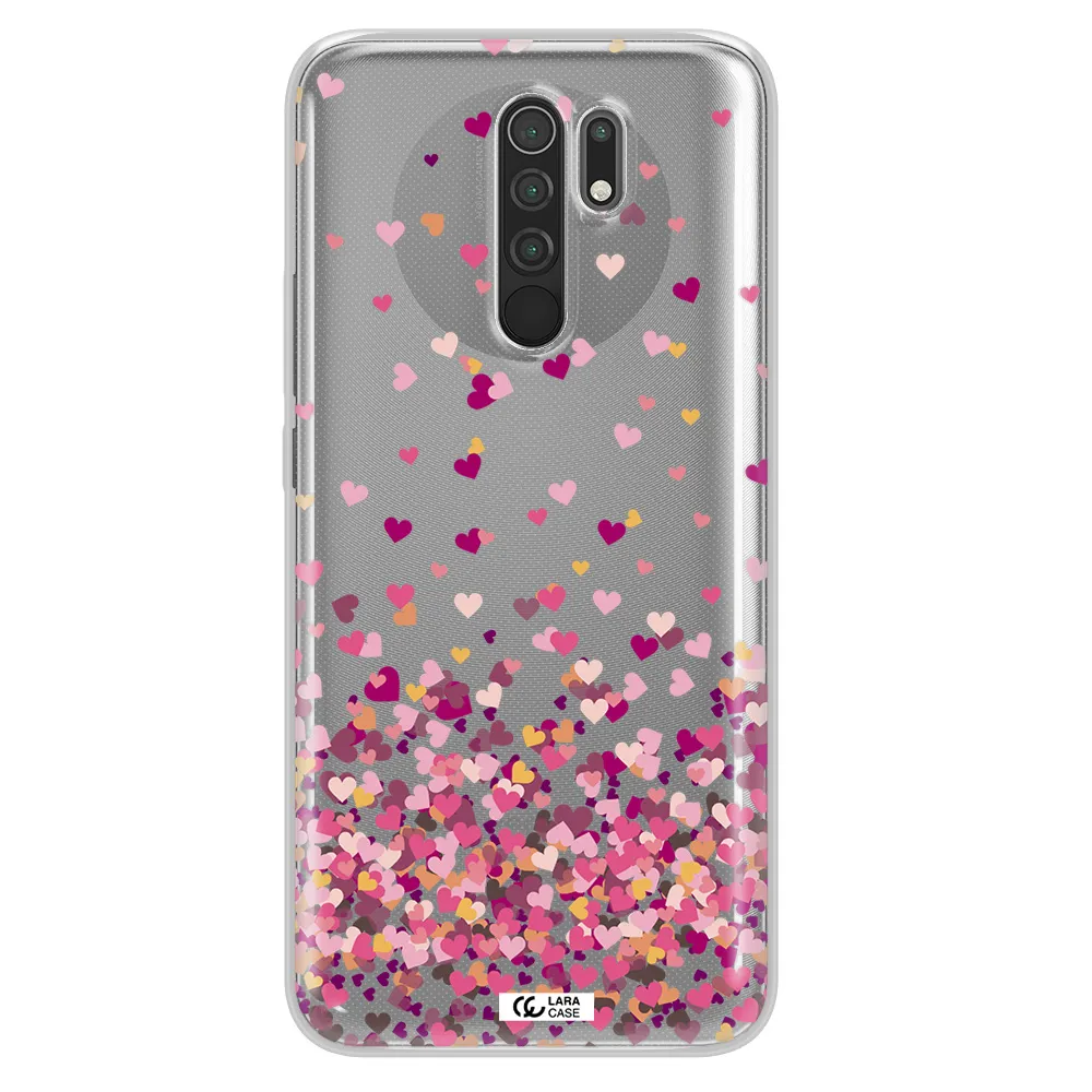 Flying Hearts Xiaomi Redmi 9 Clear TPU Case