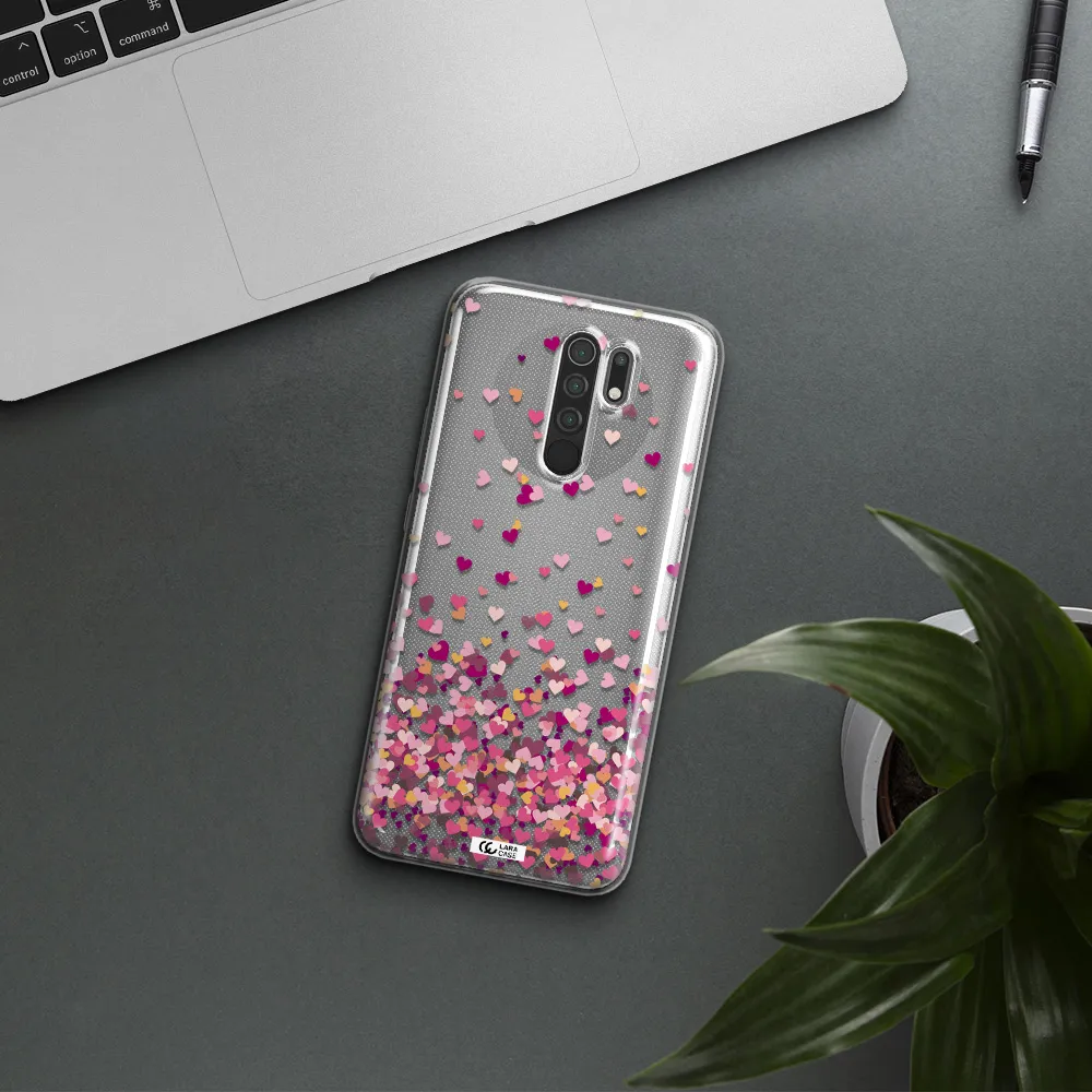 Flying Hearts Xiaomi Redmi 9 Clear TPU Case