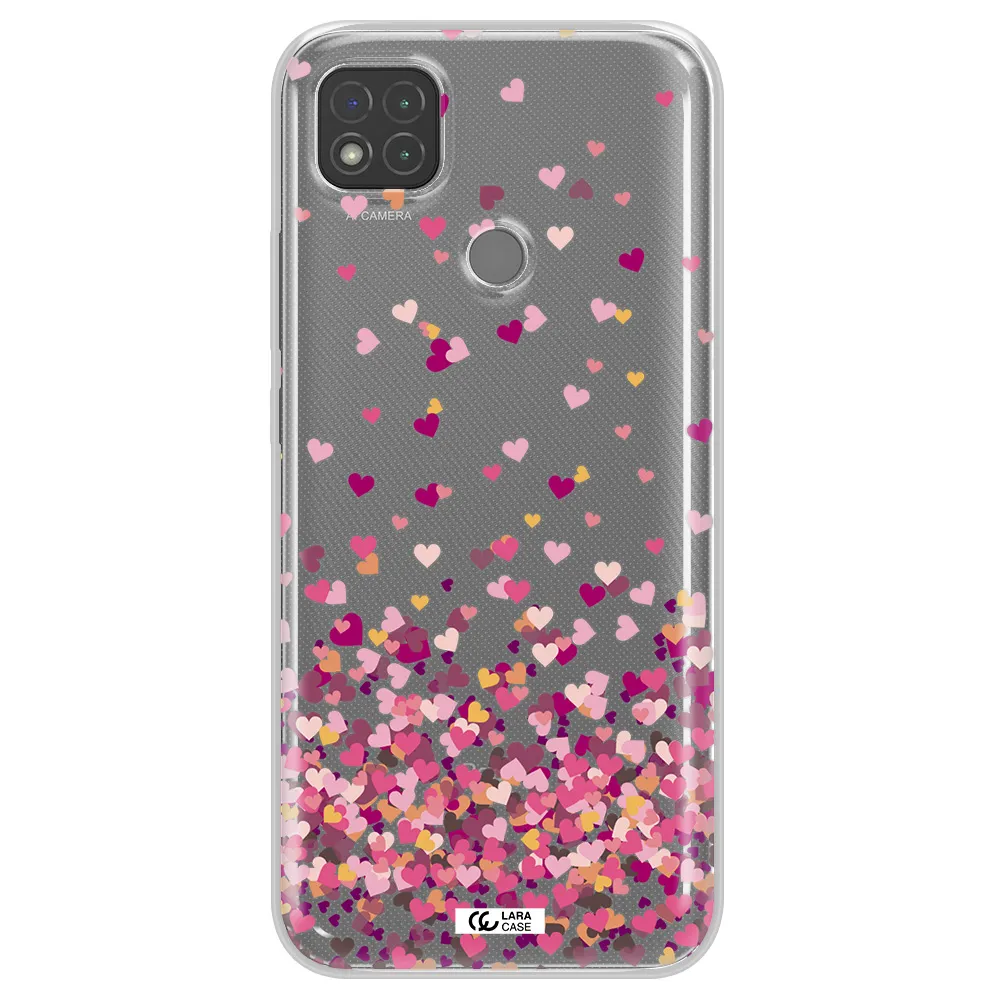 Flying Hearts Xiaomi Redmi 9C Clear TPU Case