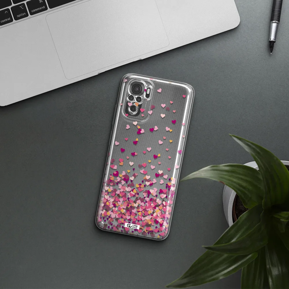 Flying Hearts Xiaomi Redmi Note 10S Clear Tpu Case