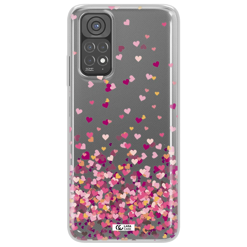 Flying Hearts Xiaomi Redmi Note 11 Clear TPU Case