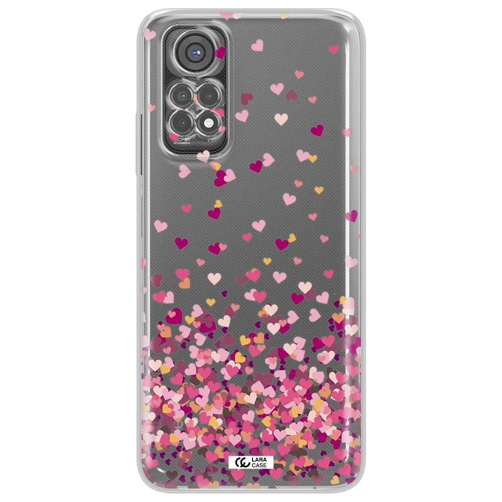 Flying Hearts Xiaomi Redmi Note 11S Clear Tpu Case