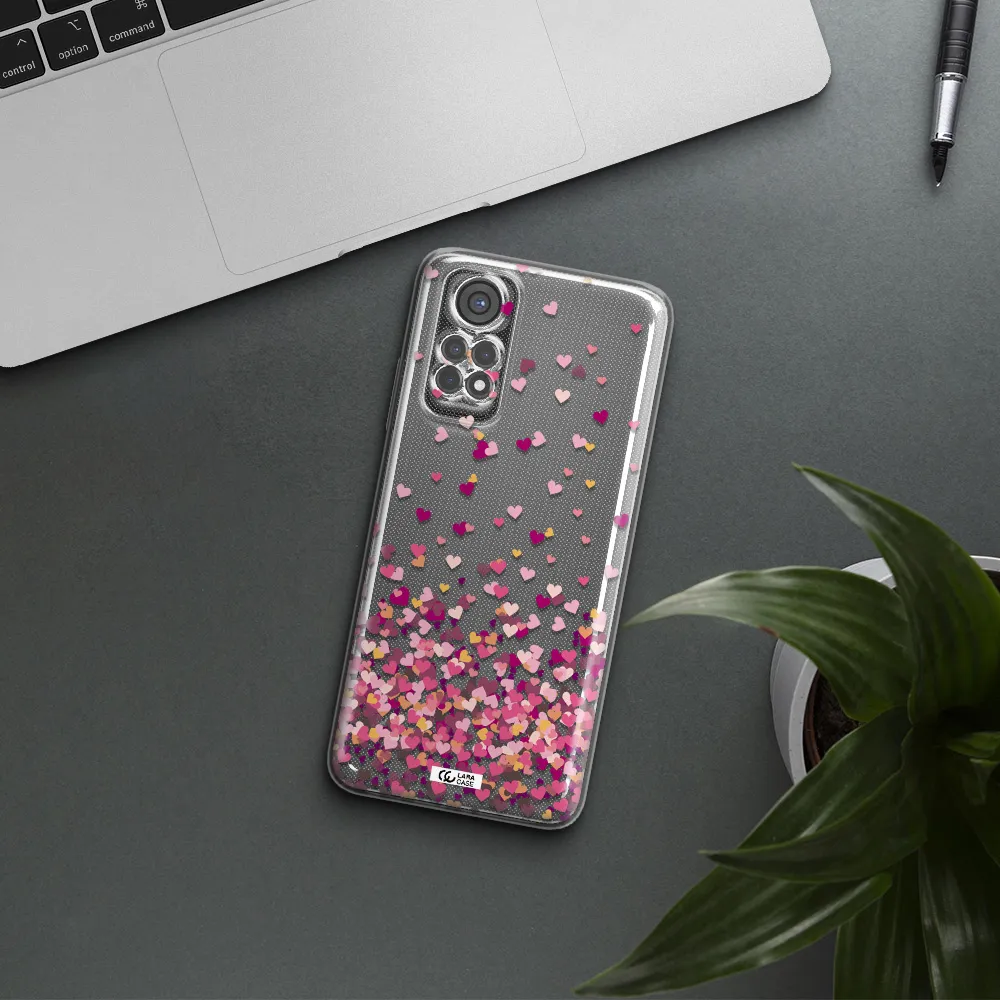 Flying Hearts Xiaomi Redmi Note 11S Clear Tpu Case