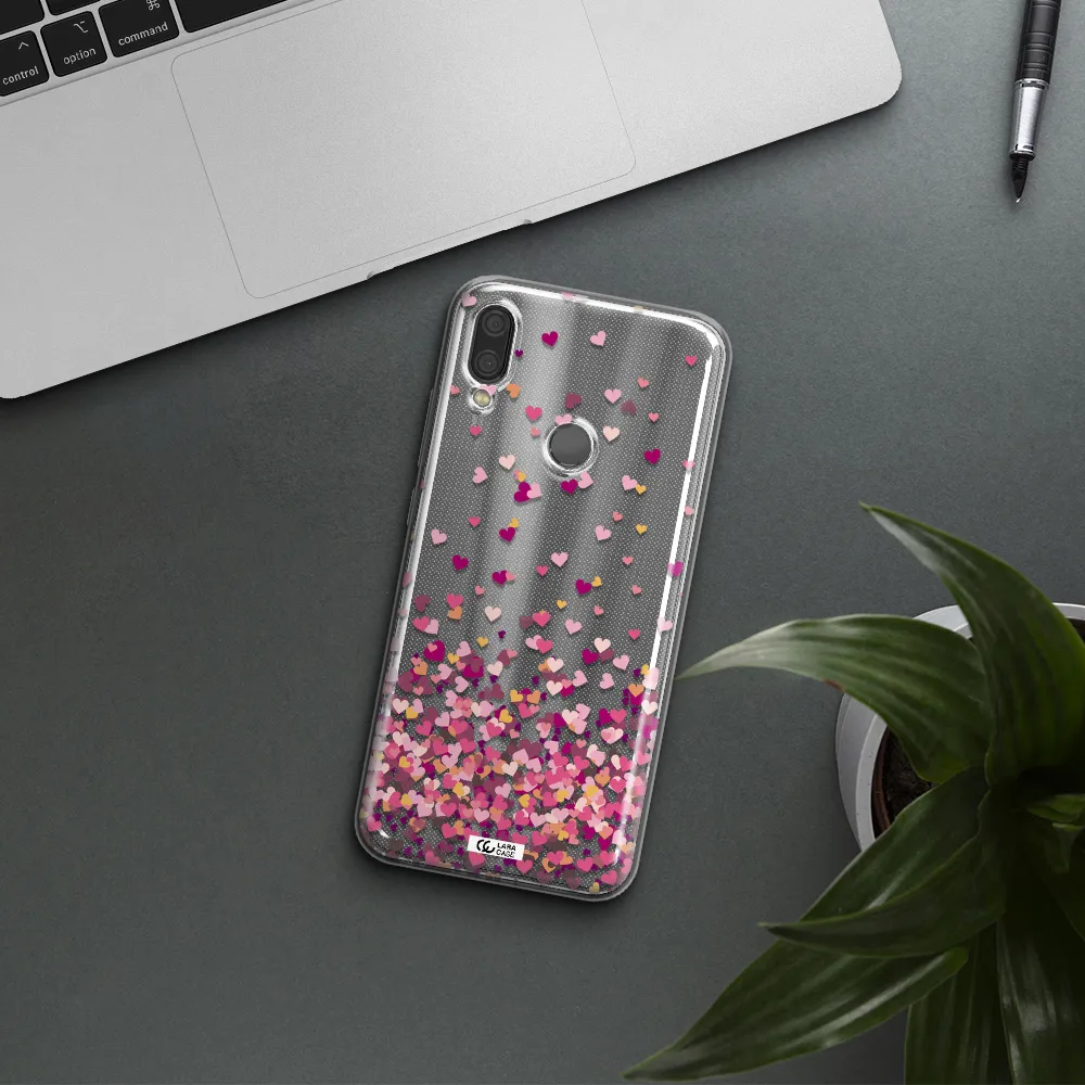 Flying Hearts Xiaomi Redmi Note 7 Clear TPU Case