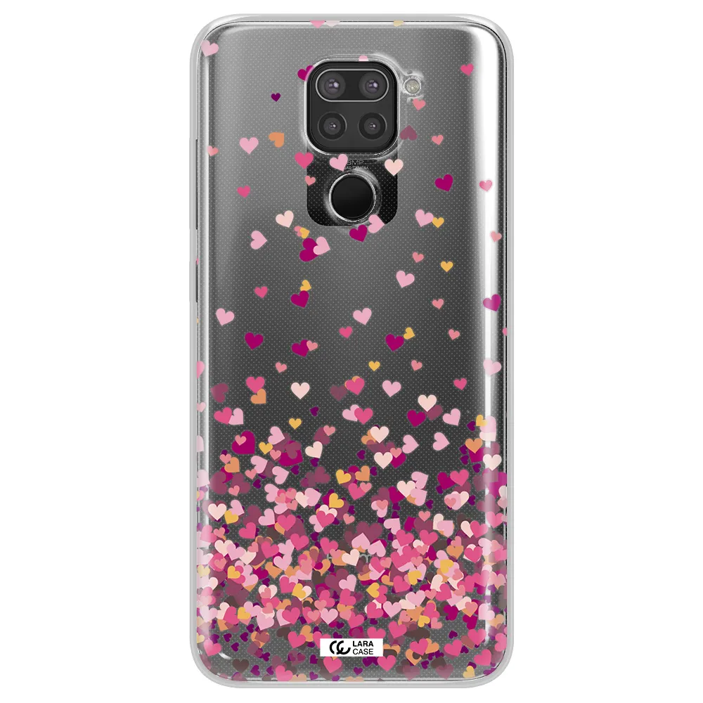 Flying Hearts Xiaomi Redmi Note 9 Clear TPU Case