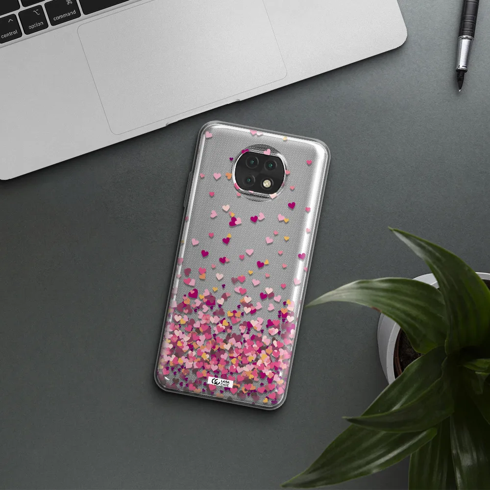 Flying Hearts Xiaomi Redmi Note 9T Clear Tpu Case