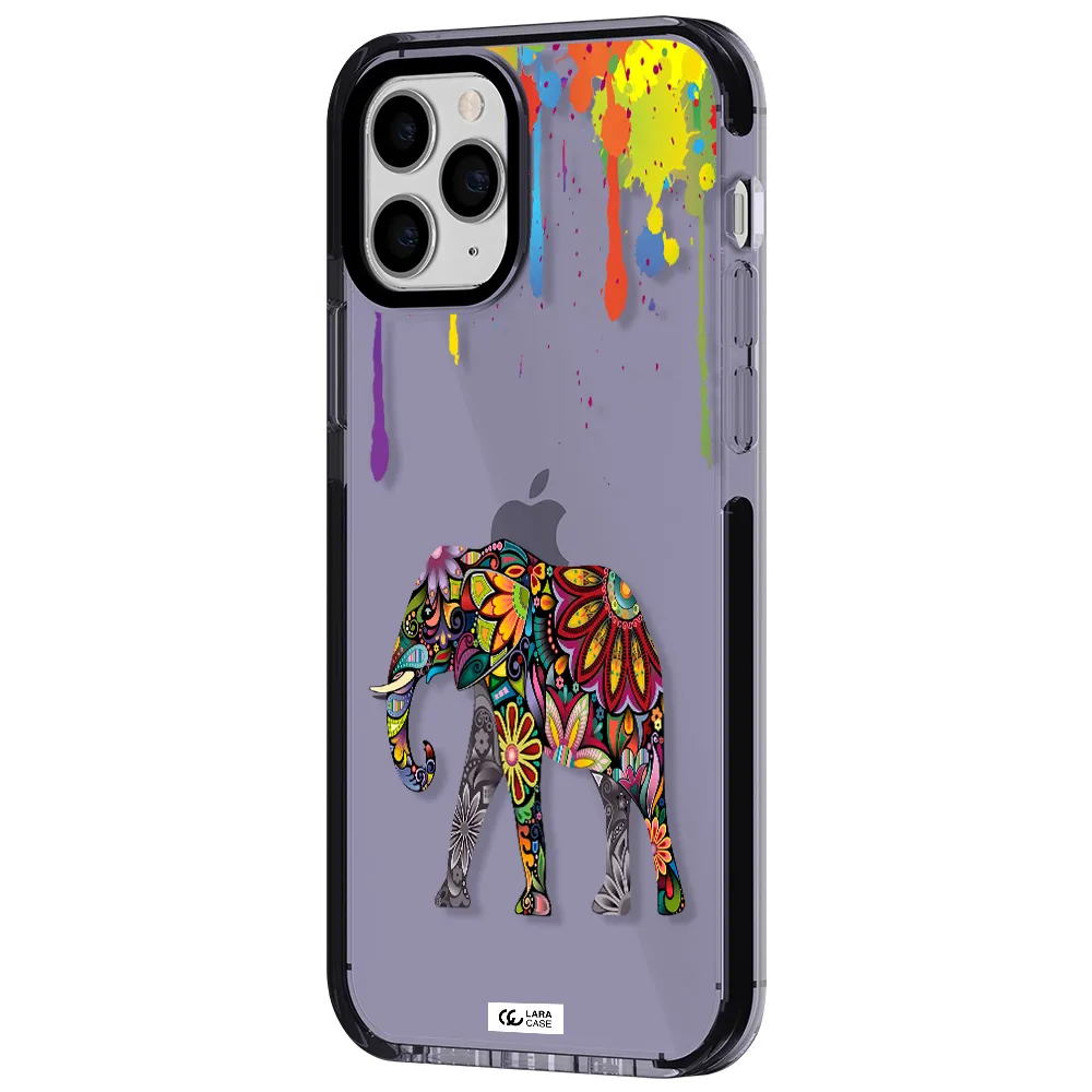 Mandala Elephant Apple iPhone 11 pro impact Lilac Case