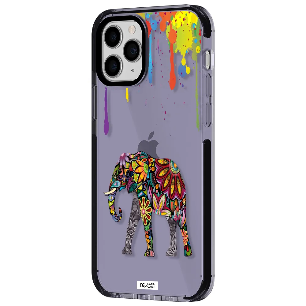 Mandala Elephant Apple iPhone 11 pro max impact Lilac Case