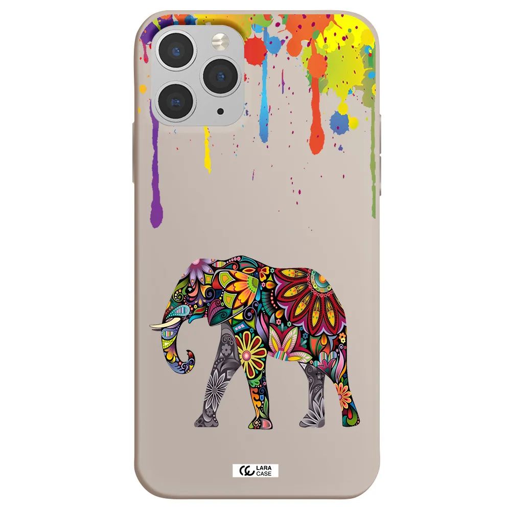 Mandala Elephant Apple iPhone 11 pro max Silicone Stone Case