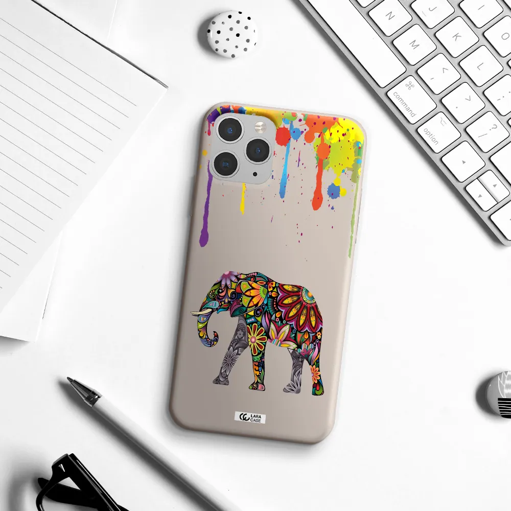 Mandala Elephant Apple iPhone 11 pro max Silicone Stone Case
