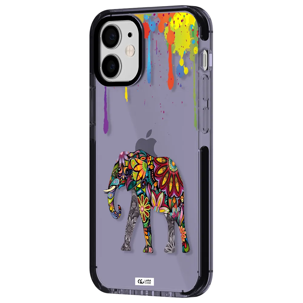 Mandala Elephant Apple iPhone 12 mini impact Lilac Case