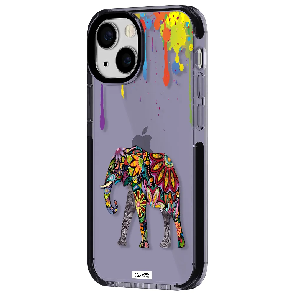 Mandala Elephant Apple iPhone 13 mini impact Lilac Case