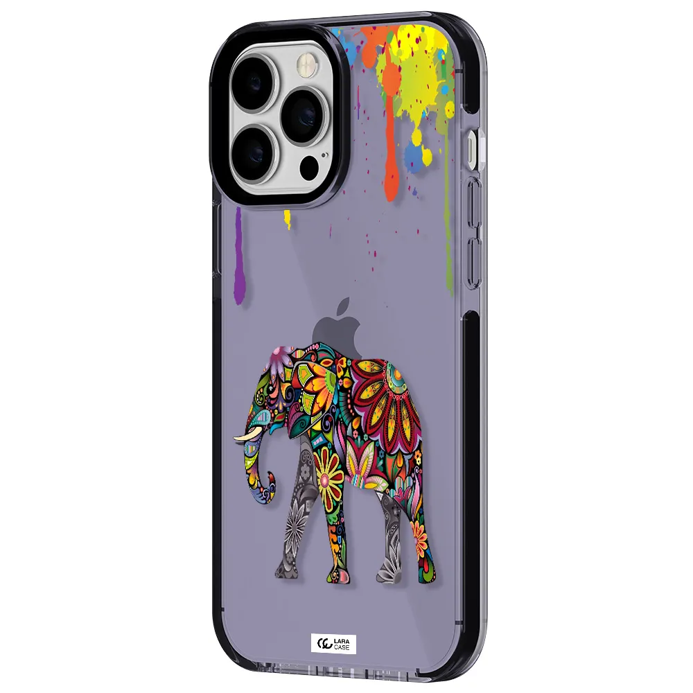 Mandala Elephant Apple iPhone 13 Pro Max impact Lilac Case