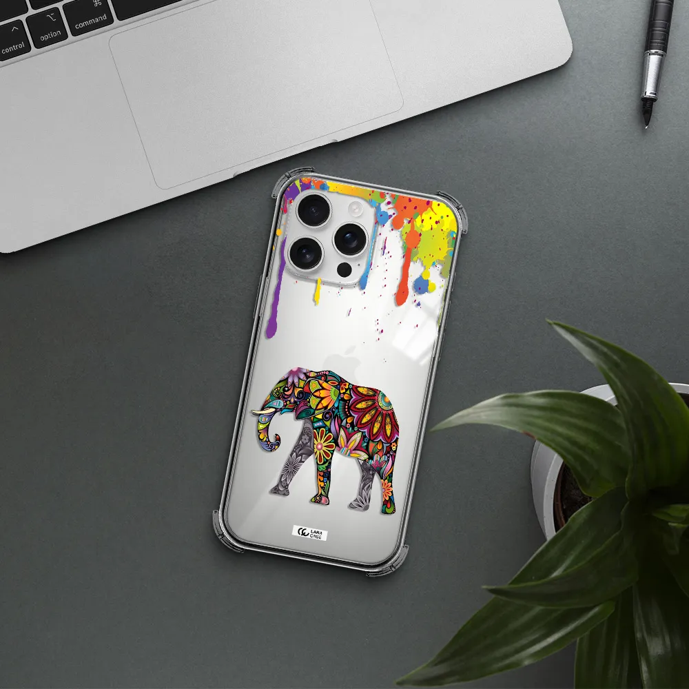 Mandala Elephant Apple Iphone 16 Pro Max Clear Pc Case