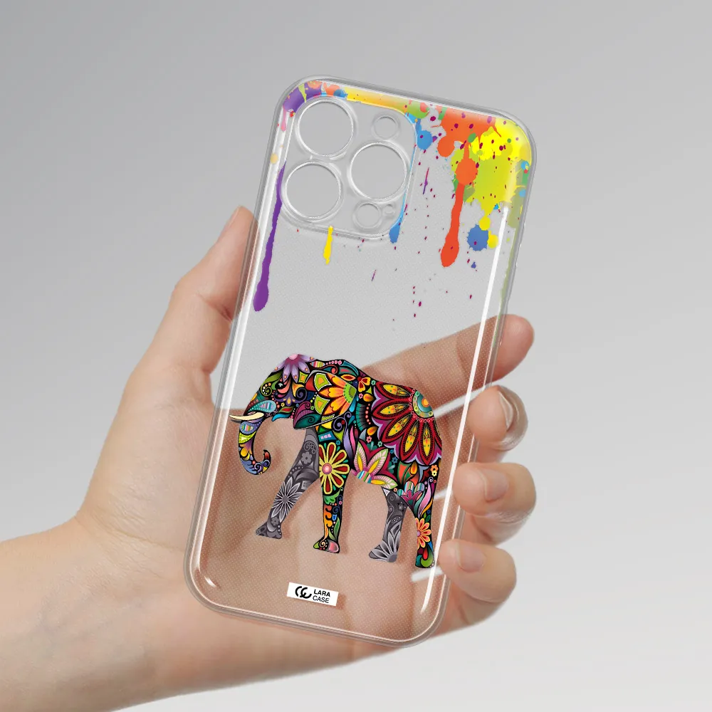Mandala Elephant Apple Iphone 16 Pro Max Clear Tpu Case