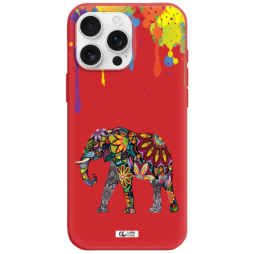 Mandala Elephant Apple Iphone 16 Pro Max Silicone Stone Case