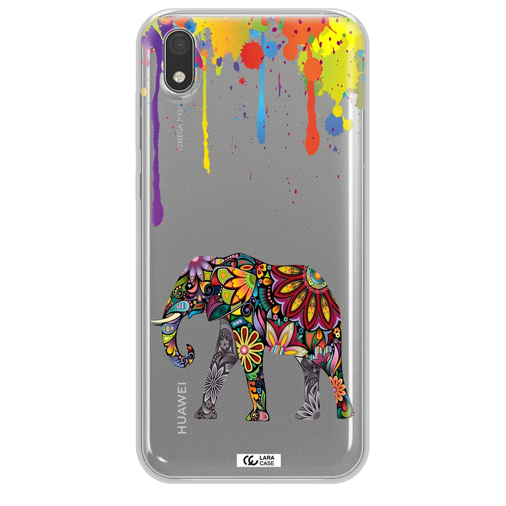 Mandala Elephant Huawei Honor 8S Clear TPU Case