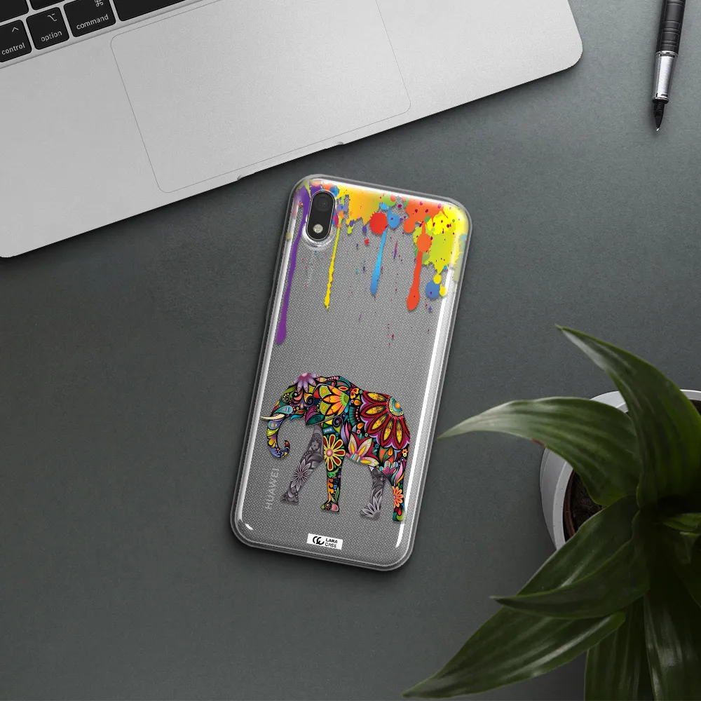 Mandala Elephant Huawei Honor 8S Clear TPU Case