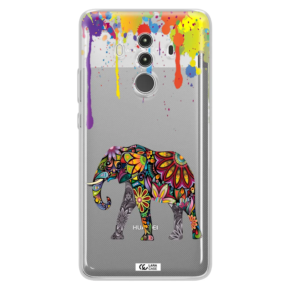Mandala Elephant Huawei Mate 10 Clear TPU Case
