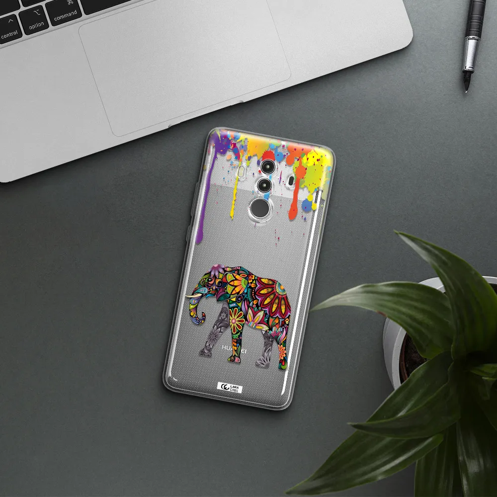 Mandala Elephant Huawei Mate 10 Clear TPU Case