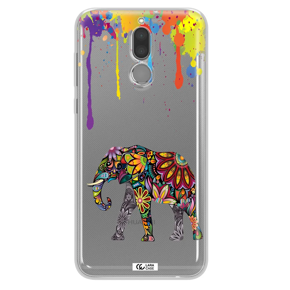 Mandala Elephant Huawei Mate 10 Lite Clear TPU Case