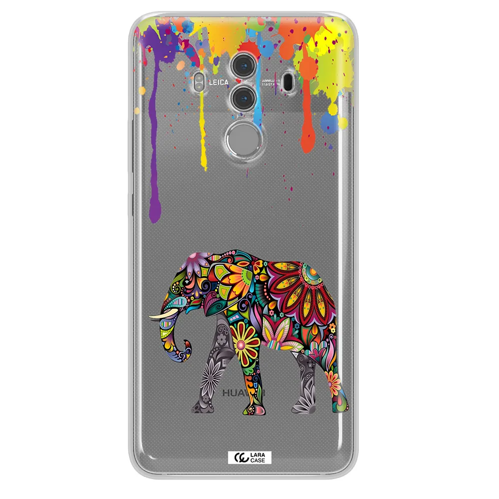 Mandala Elephant Huawei Mate 10 Pro Clear TPU Case