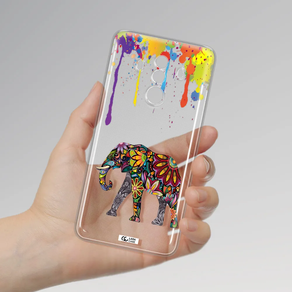 Mandala Elephant Huawei Mate 10 Pro Clear TPU Case