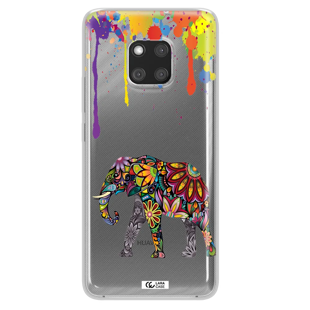 Mandala Elephant Huawei Mate 20 Pro Clear TPU Case