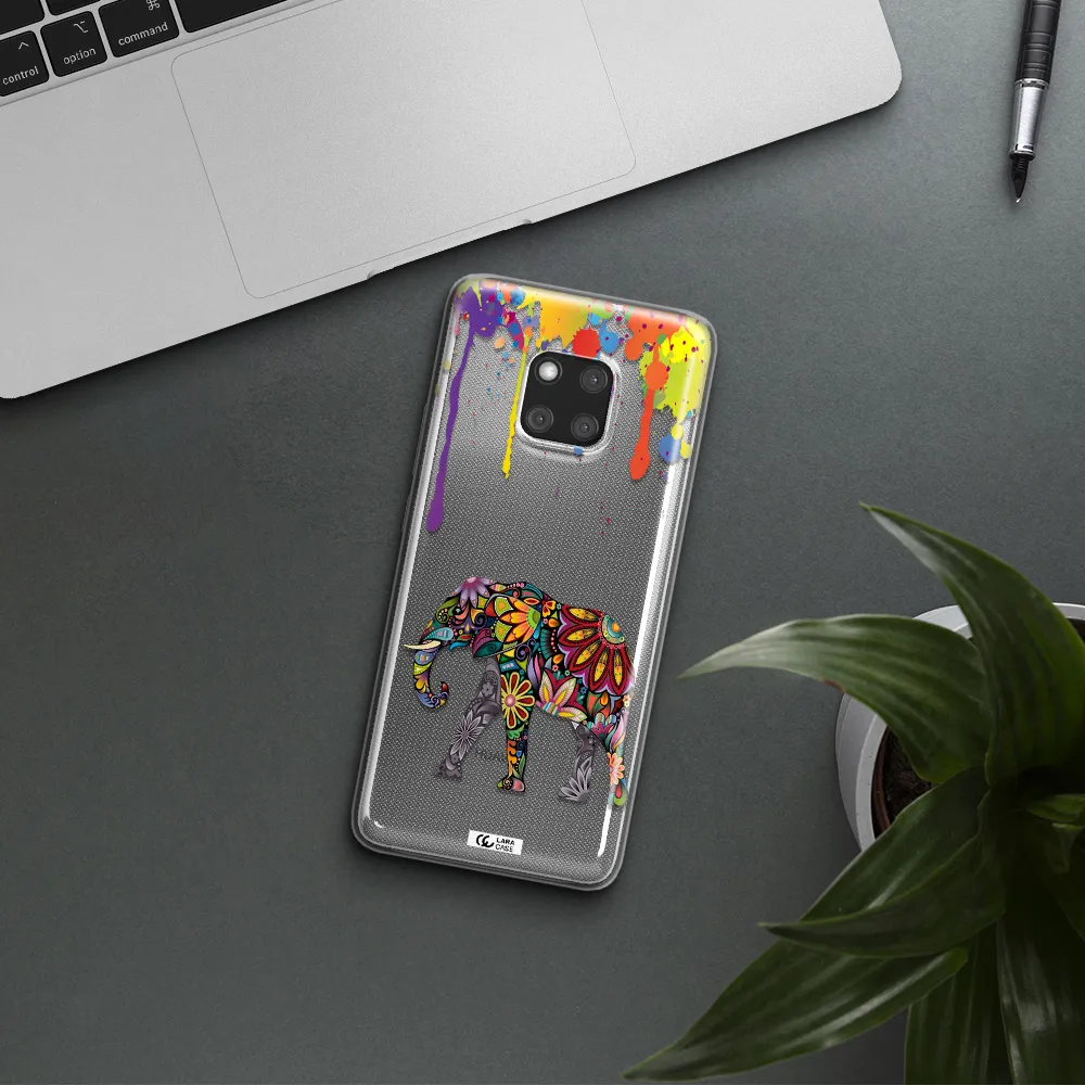 Mandala Elephant Huawei Mate 20 Pro Clear TPU Case