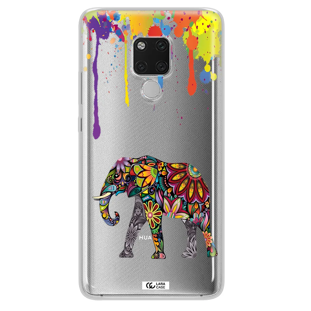 Mandala Elephant Huawei Mate 20X Clear TPU Case