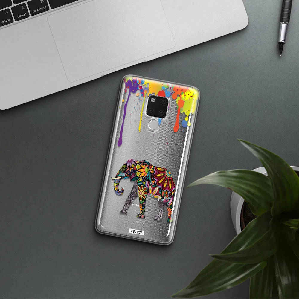 Mandala Elephant Huawei Mate 20X Clear TPU Case