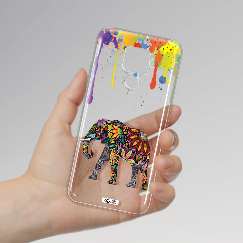 Mandala Elephant Huawei Mate 30 Lite Clear TPU Case