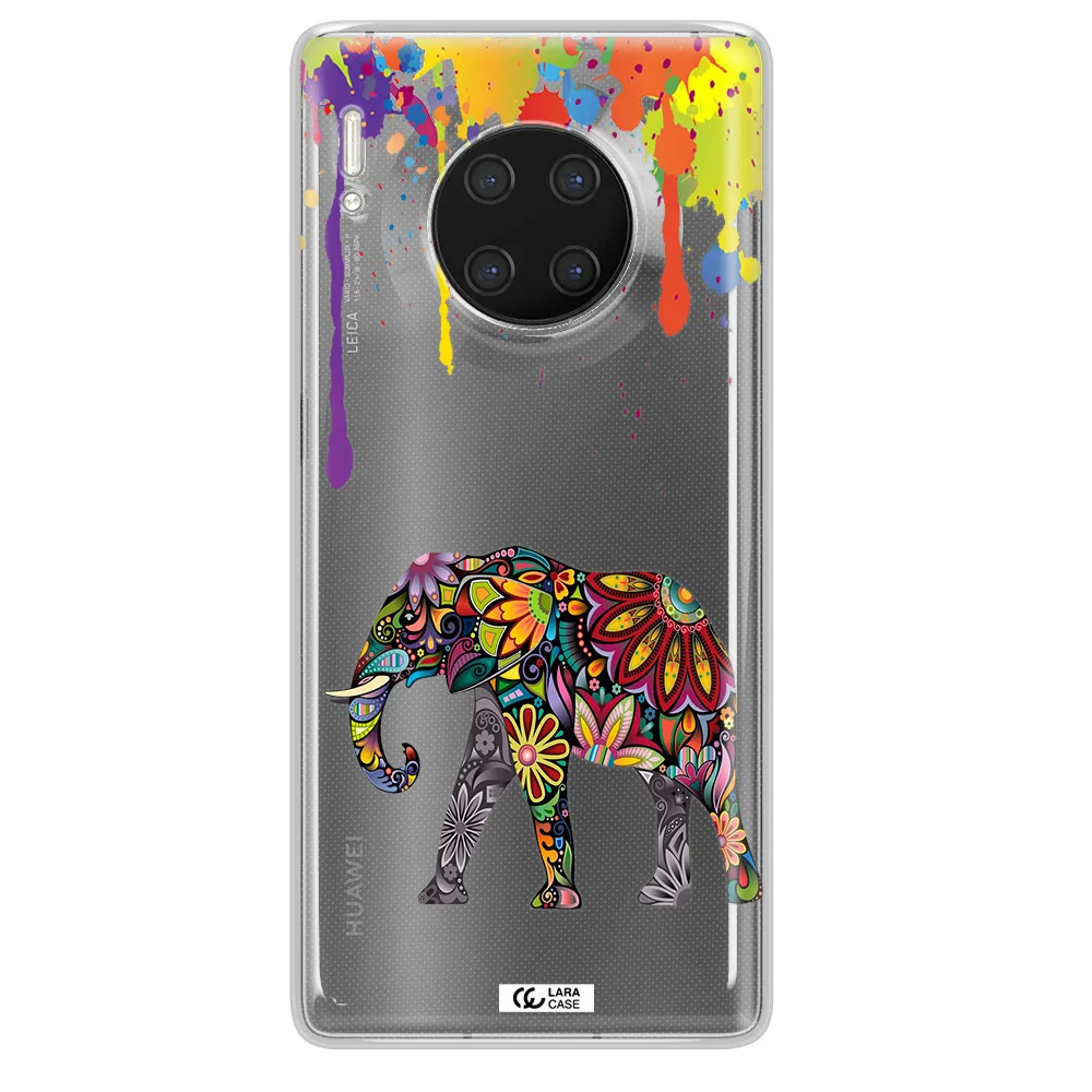 Mandala Elephant Huawei Mate 30 Pro Clear TPU Case