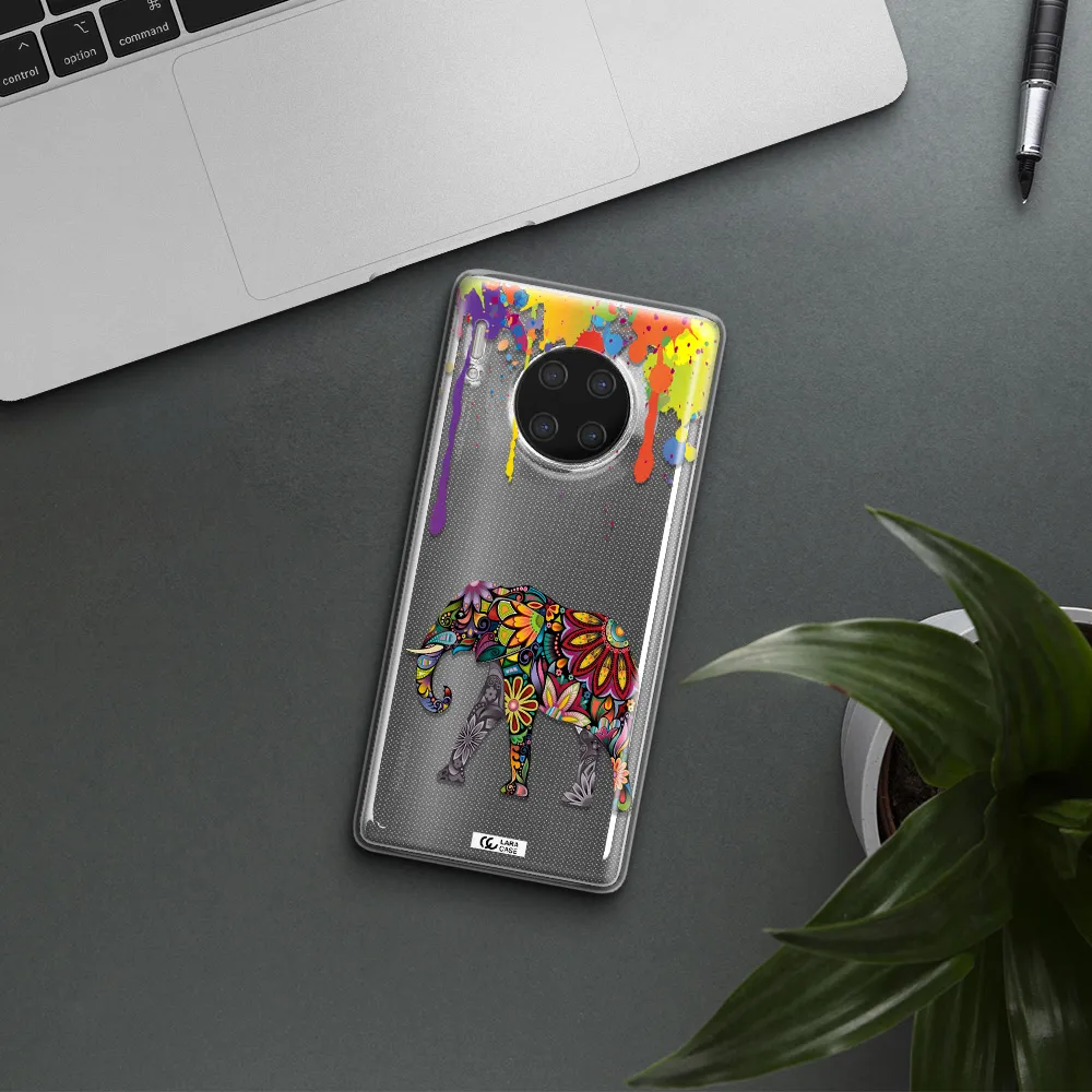 Mandala Elephant Huawei Mate 30 Pro Clear TPU Case
