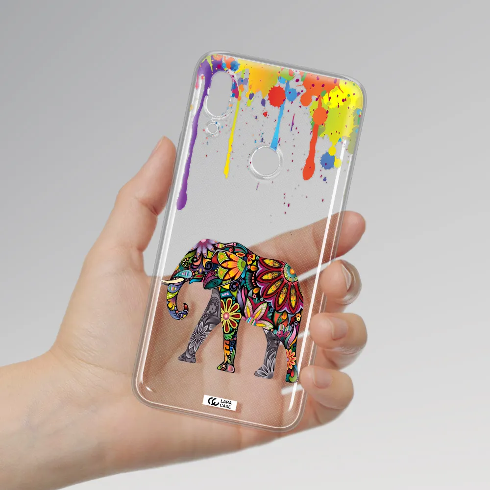 Mandala Elephant Huawei P Smart Z Clear TPU Case