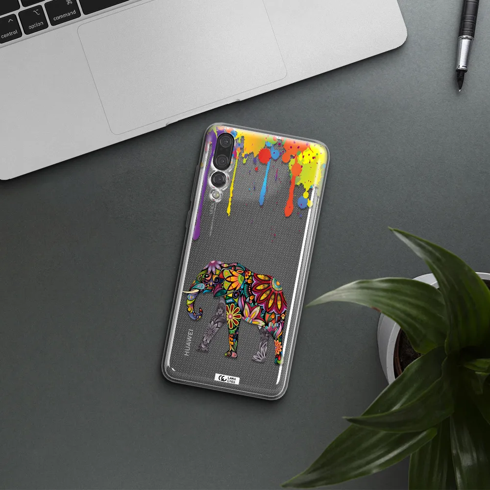 Mandala Elephant Huawei P20 Pro Clear TPU Case